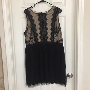 Twirly tulle babydoll dress